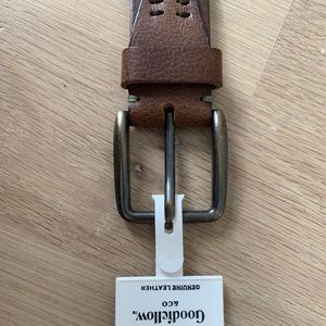 Goodfellow & Company Genuine Leather Belt— Brown